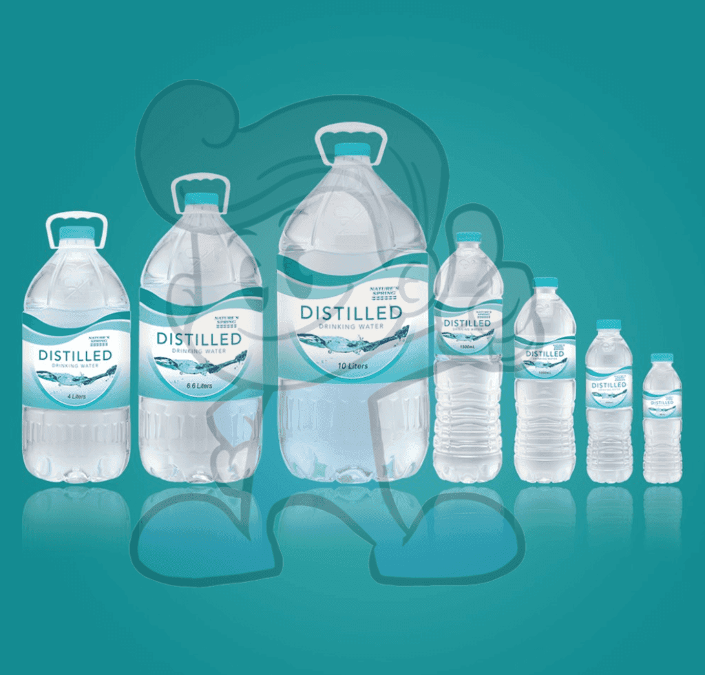 Natures Spring Distilled Drinking Water (3 X 10L) Groceries