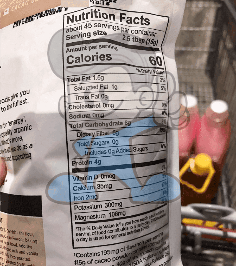 Navitas Organic Cacao Powder 680G Groceries