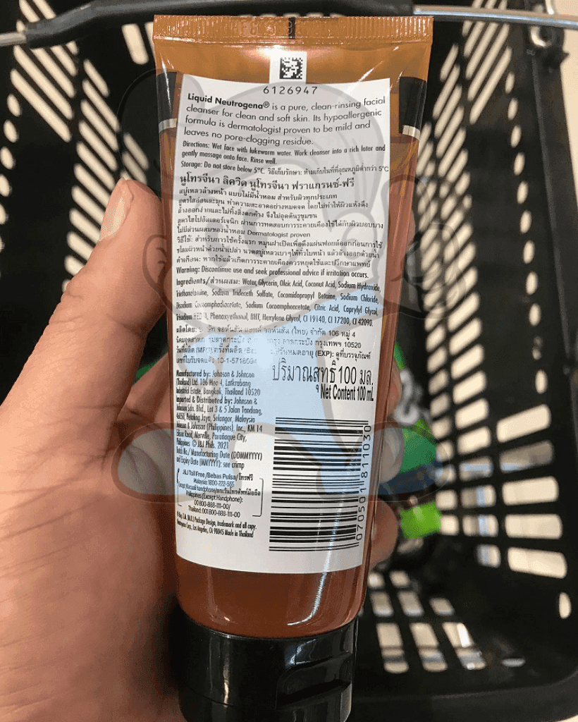 Neutrogena Liquid Pure Mild Facial Cleanser 100Ml Beauty