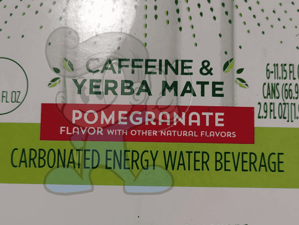 Perrier Energize Carbonated Water Beverage Pomegranate (6 X 330Ml) Groceries