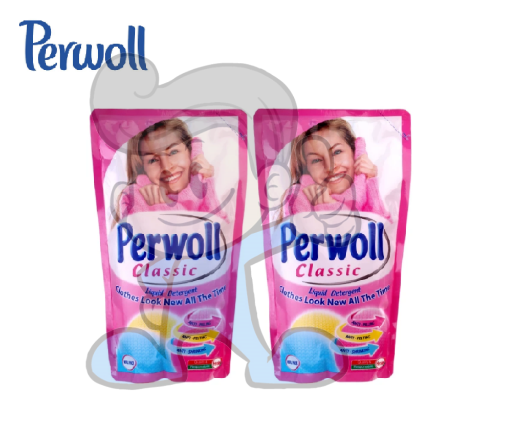 Perwoll Classic Liquid Detergent (2 X 900 Ml) Household Supplies