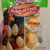 Philippine Brand Preserved Fruits Papaya (4 X 100 G) Groceries