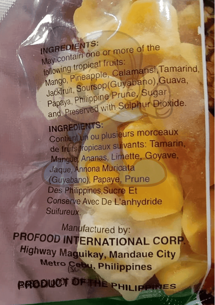 Philippine Brand Preserved Fruits Papaya (4 X 100 G) Groceries