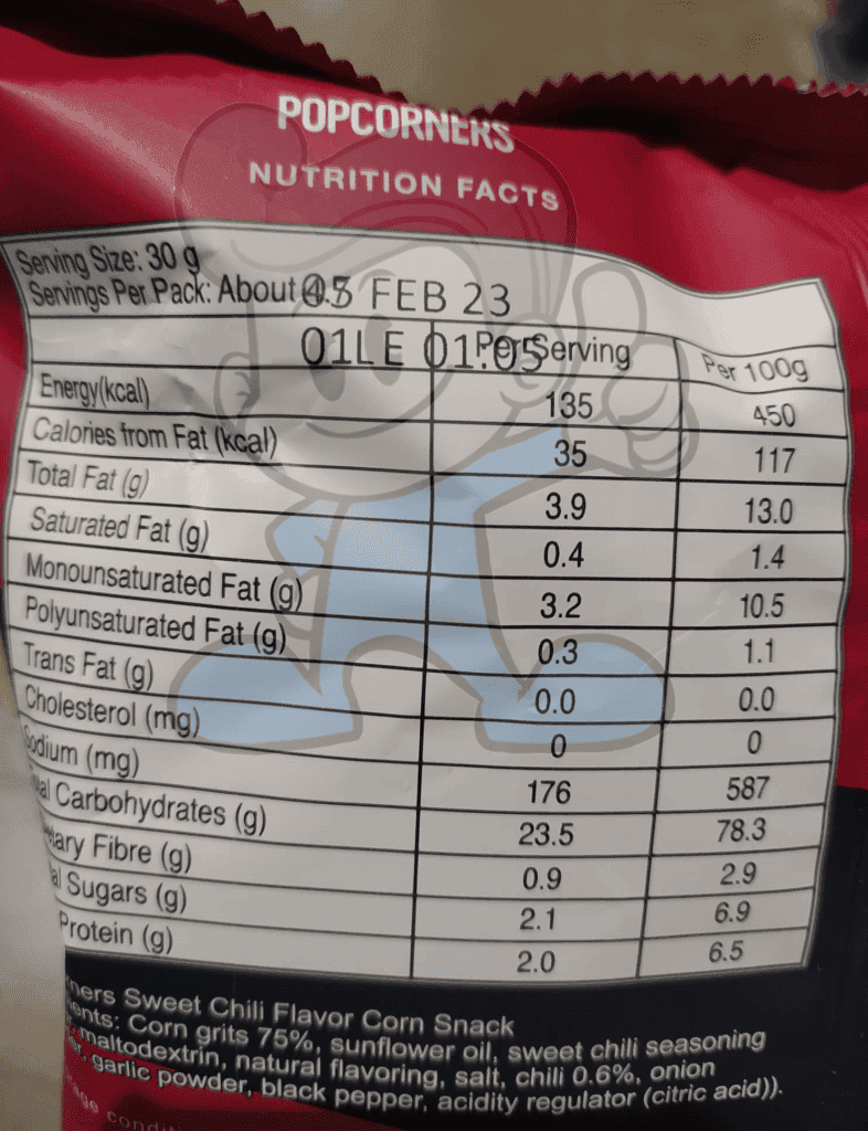 Popcorners Sweet Chili Flavor Corn Snacks (3 X 142G) Groceries