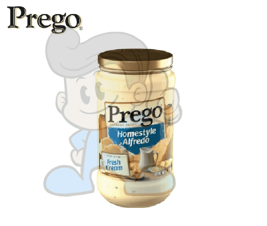 Prego Homestyle Alfredo Sauce Made With Fresh Cream 14.5 Oz Groceries