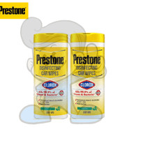 Prestone Disinfecting Car Wipes Clorox Fresh Scent (2 X 30S) Motors