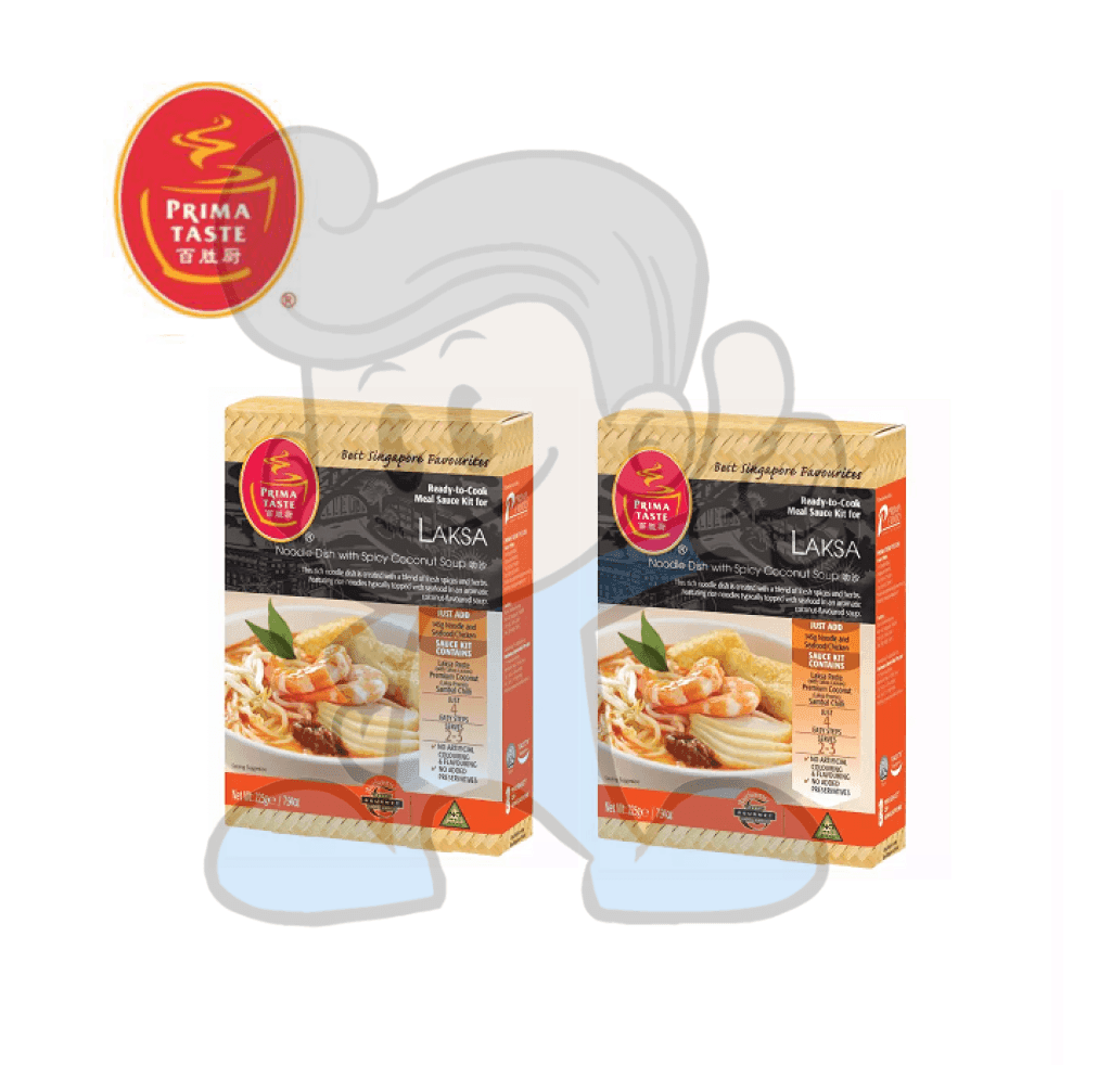 Prima Taste Singapore -Laksa Sauce Kit (2 X 225G) Groceries