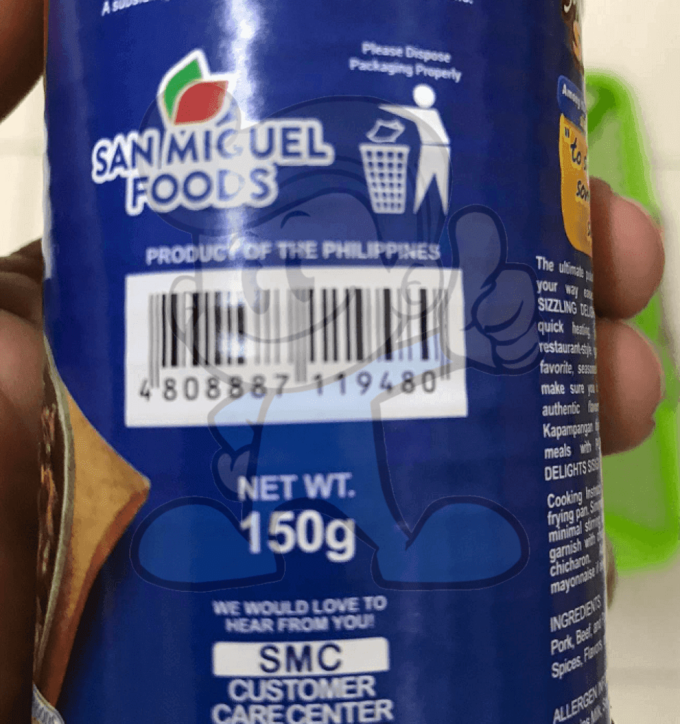 Purefoods Sizzling Delights Sisig (8 X 150G) Groceries