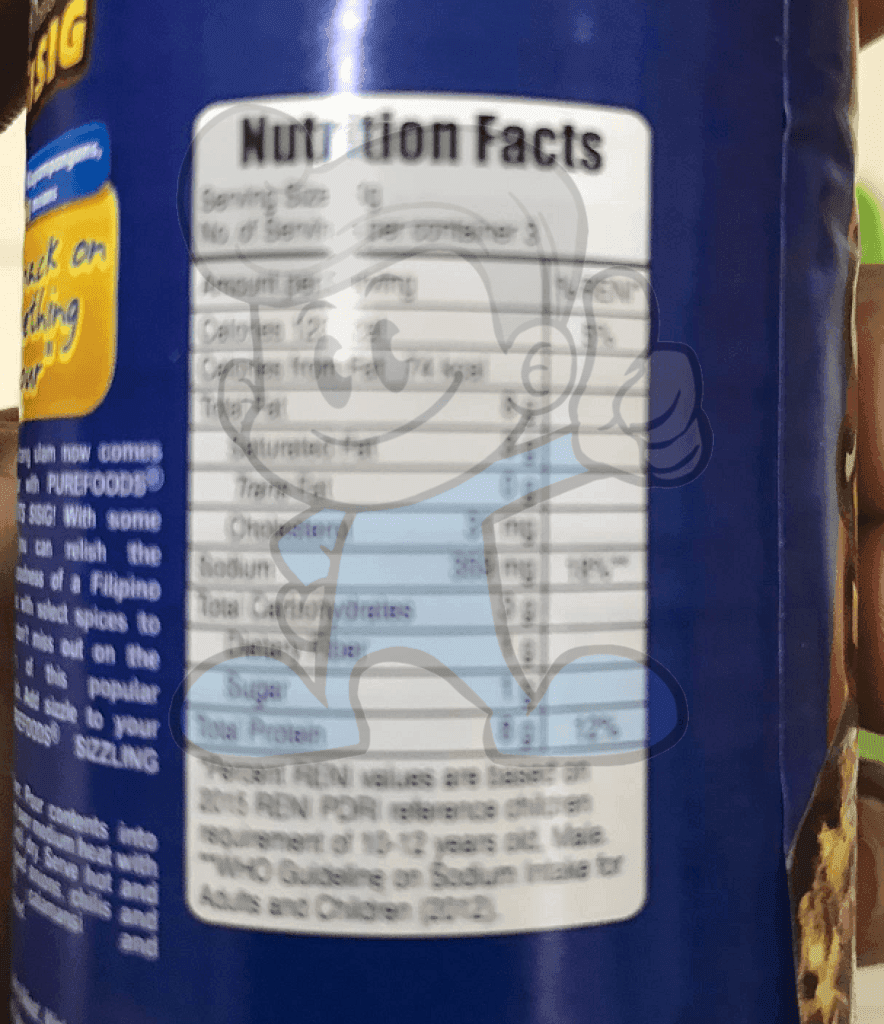 Purefoods Sizzling Delights Sisig (8 X 150G) Groceries