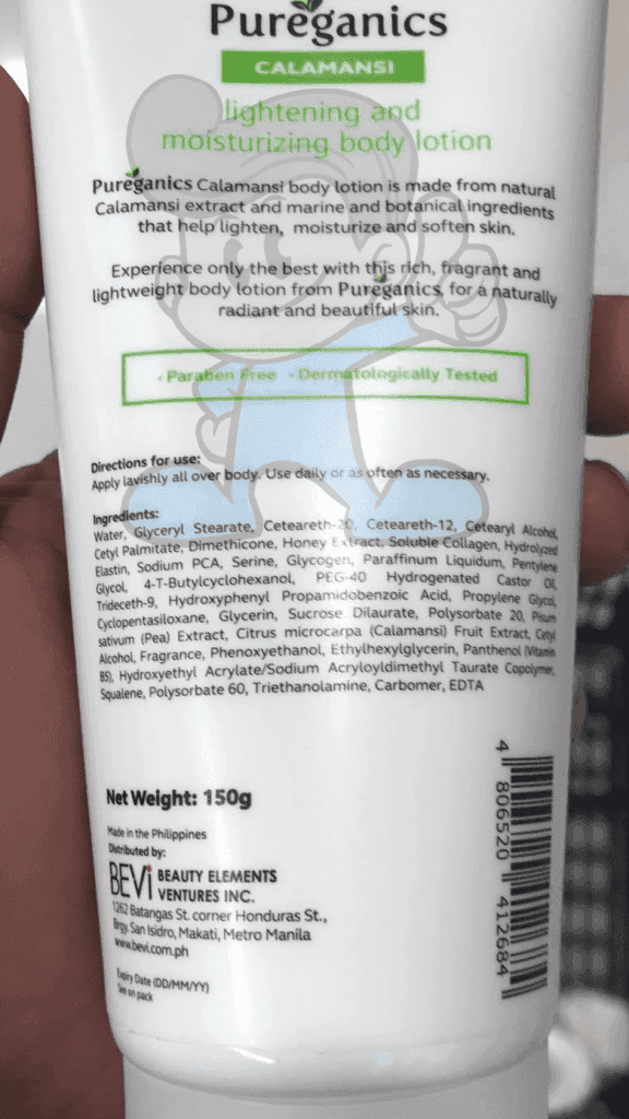 Pureganics Calamansi Lightening And Moisturizing Body Lotion (2 X 150 G) Beauty