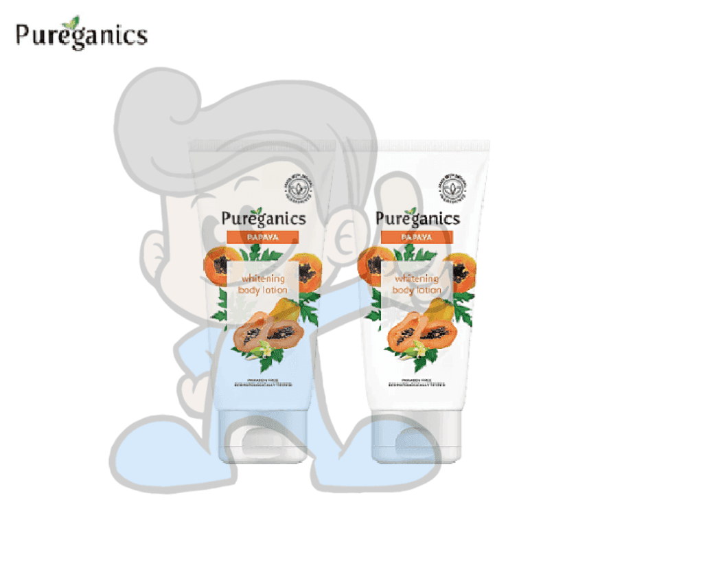Pureganics Papaya Whitening Body Lotion (2 X 150 G) Beauty