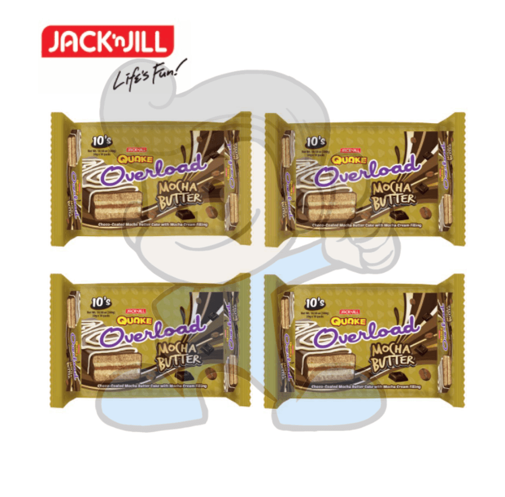 Quake Overload Mocha Butter (4 X 300G) Groceries