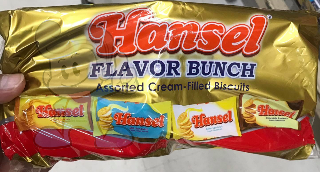 Rebisco Hansel Flavor Bunch Assorted Cream-Filled Biscuits (3 X 310 G) Groceries