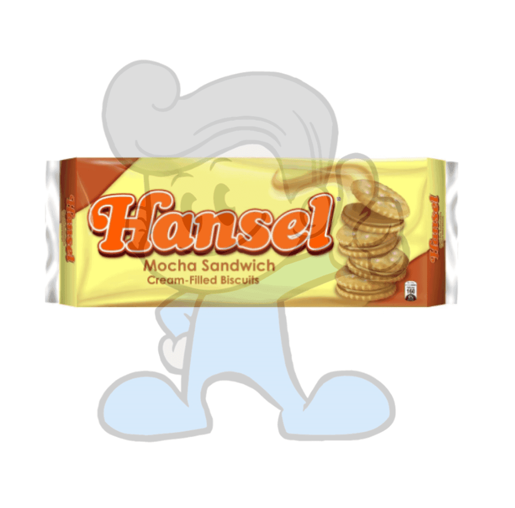 Rebisco Hansel Mocha Sandwich Cream Filled Biscuits Pack Of 4 (40 X 31G) Groceries