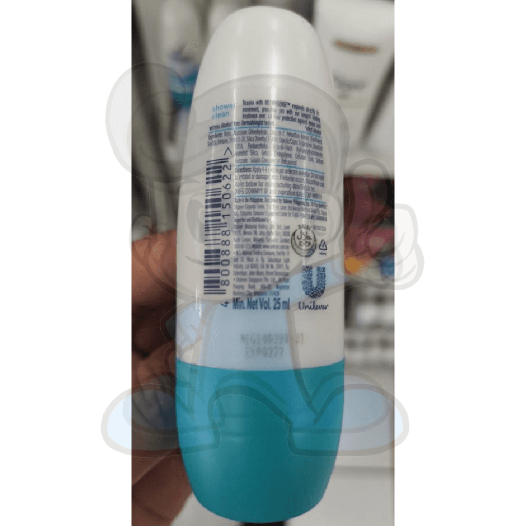 Rexona Motionsense Shower Clean Deodorant Roll On ( 4 X 50Ml ) Beauty