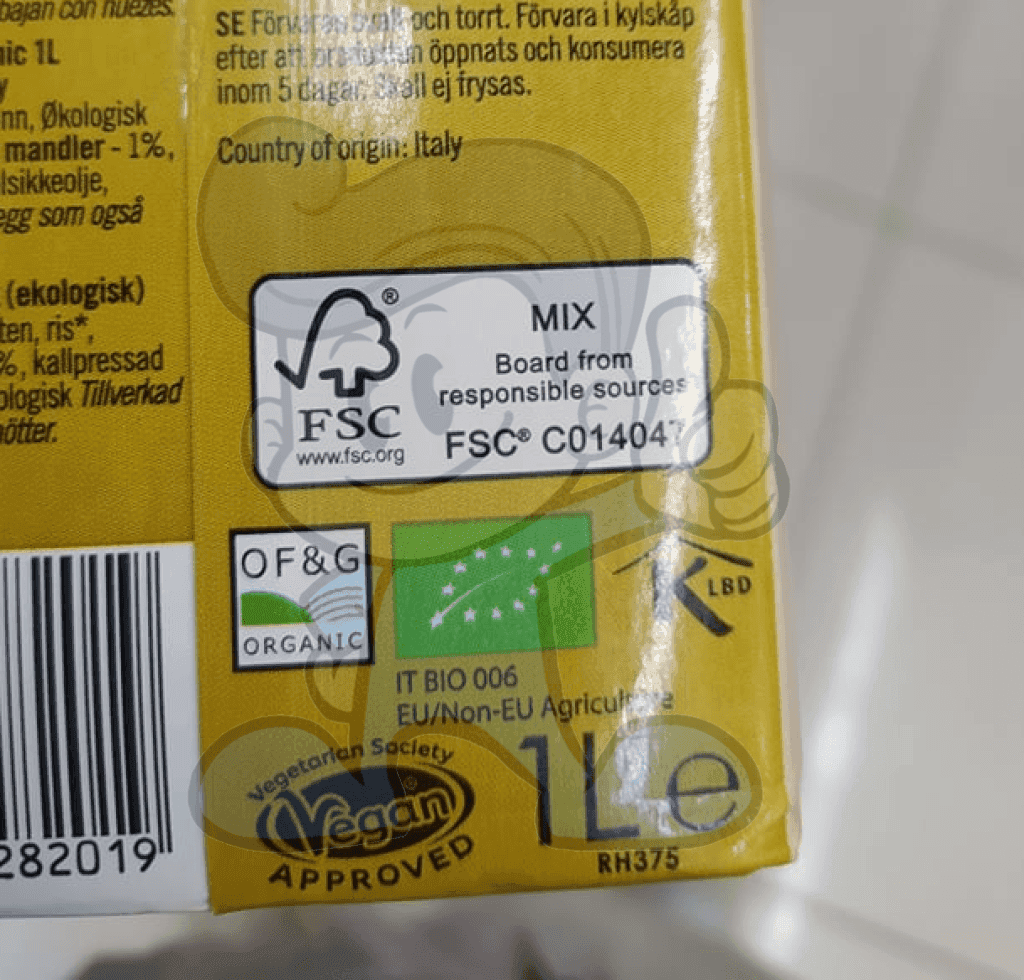 Rude Health Almond Milk (2 X 1L) Groceries