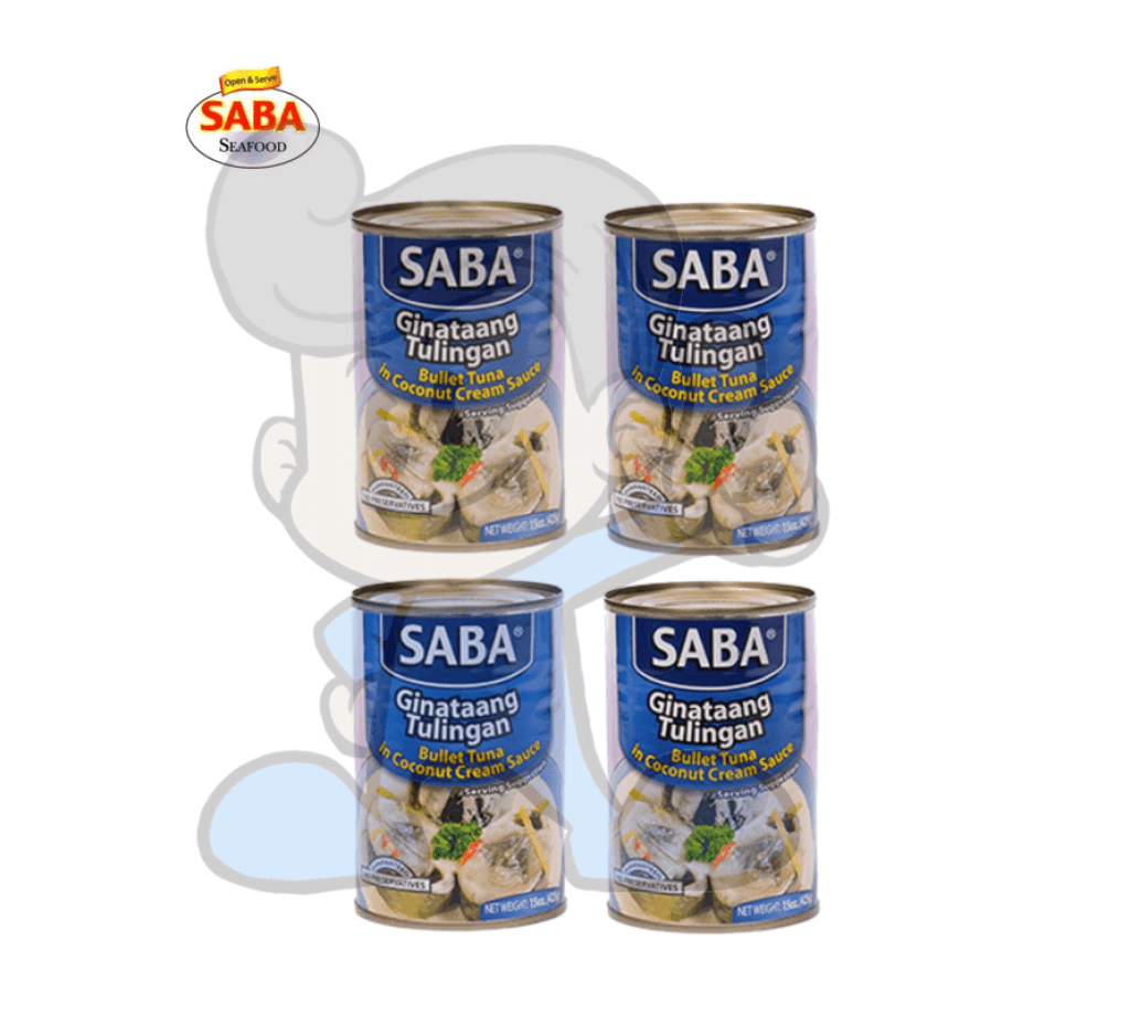 Saba Ginatang Tulingan (4 X 425G) Groceries