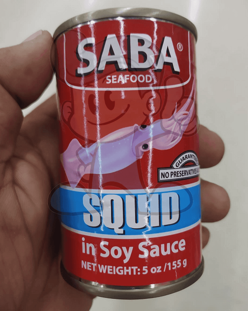 Saba Squid In Soy Sauce (4 X 155G) Groceries