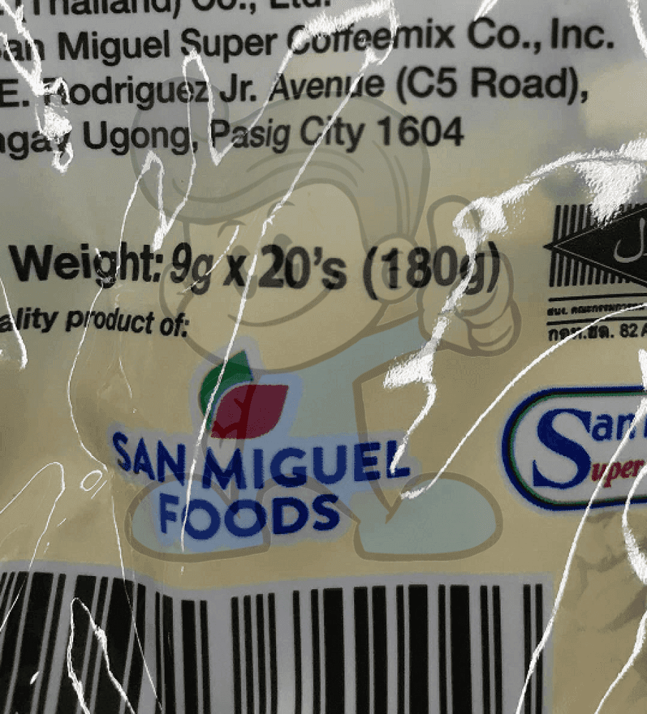 San Mig Super Coffee Sugar Free White (2 X 180G) Groceries