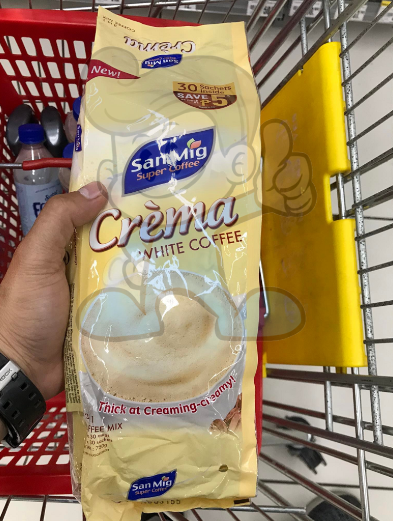 San Miguel 3 In 1 Coffee Mix - Crema White (2 X 750G) Groceries