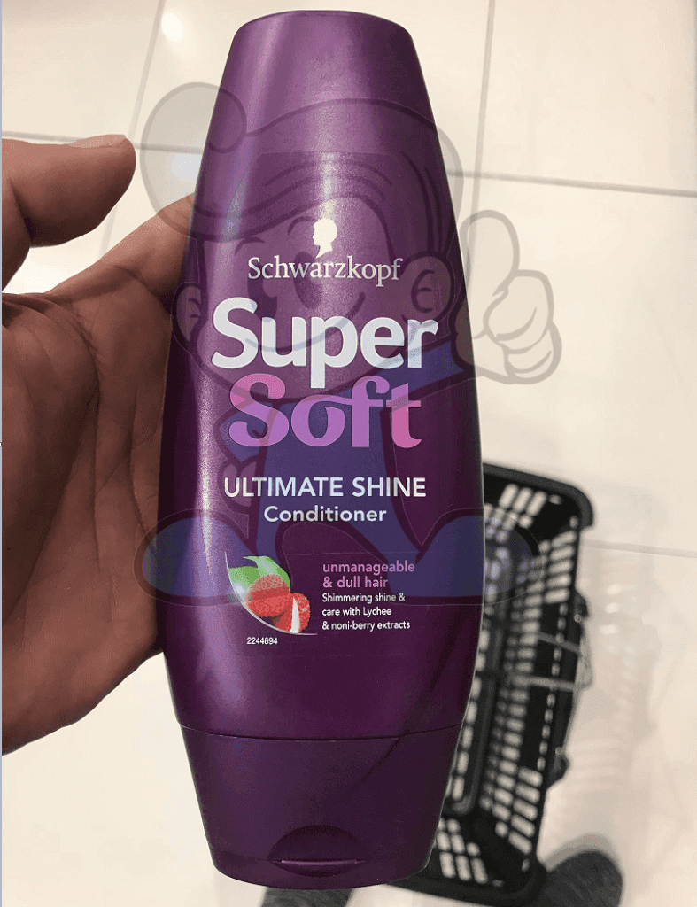 Schwarzkopf Conditioner Supersoft Ultimate Shine (2 X 250Ml) Beauty