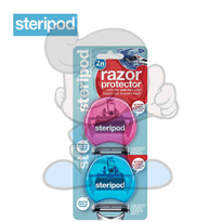 Steripod Clip-On Razor Protector Pink & Blue Beauty