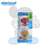 Steripod Plackers Clip On Toothbrush Protector 2S Red And Orange Beauty