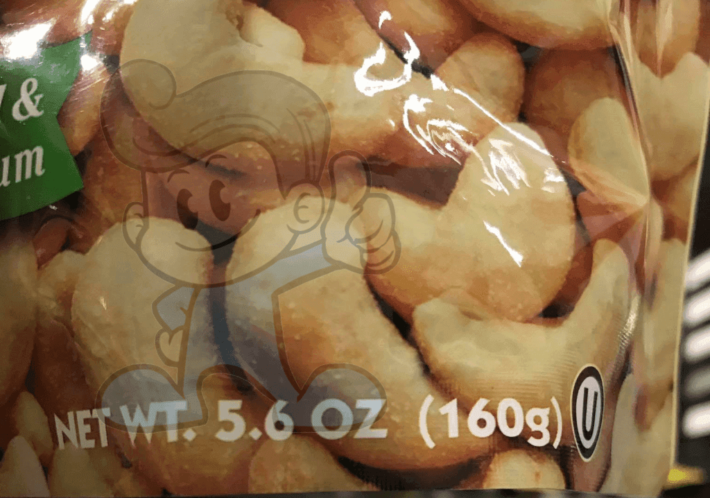 Sunkist Premium Cashews Dry Roasted And Light Salt 160G Groceries