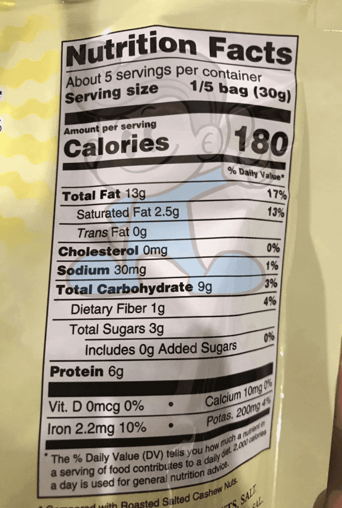 Sunkist Premium Cashews Dry Roasted And Light Salt 160G Groceries