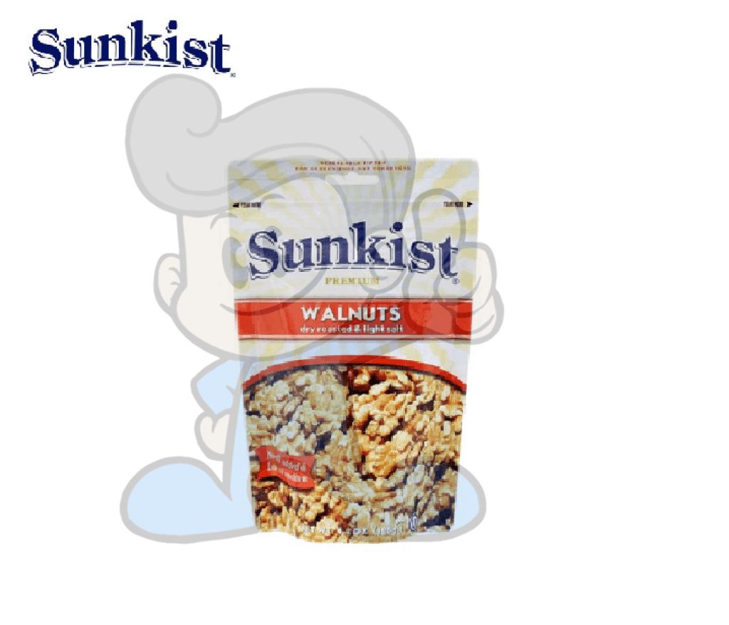 Sunkist Premium Walnuts Dry Roasted And Light Salted 120G Groceries