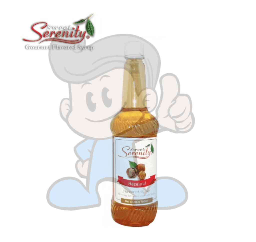 Sweet Serenity Hazelnut Flavored Syrup 750Ml Groceries