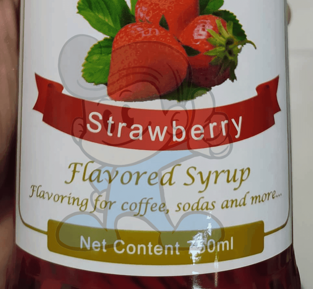 Sweet Serenity Strawberry Syrup 750Ml Groceries