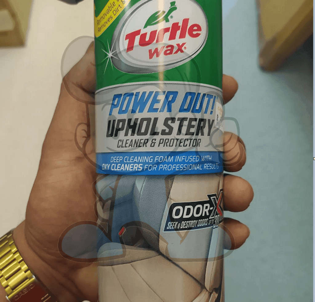Turtle Wax Power Out Upholstery Cleaner Odor Eliminator 18Oz. Motors