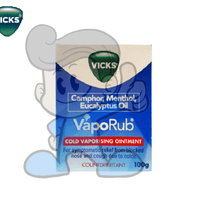 Vicks Vaporub Cold Vaporising Ointment 100G Health
