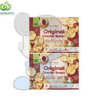 Woolworths Oven Baked Original Cracker Snapz (2 X 250 G) Groceries