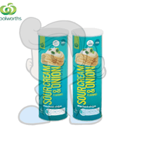 Woolworths Sour Cream And Onion Flavored Stocked Chips (2 X 160 G) Groceries
