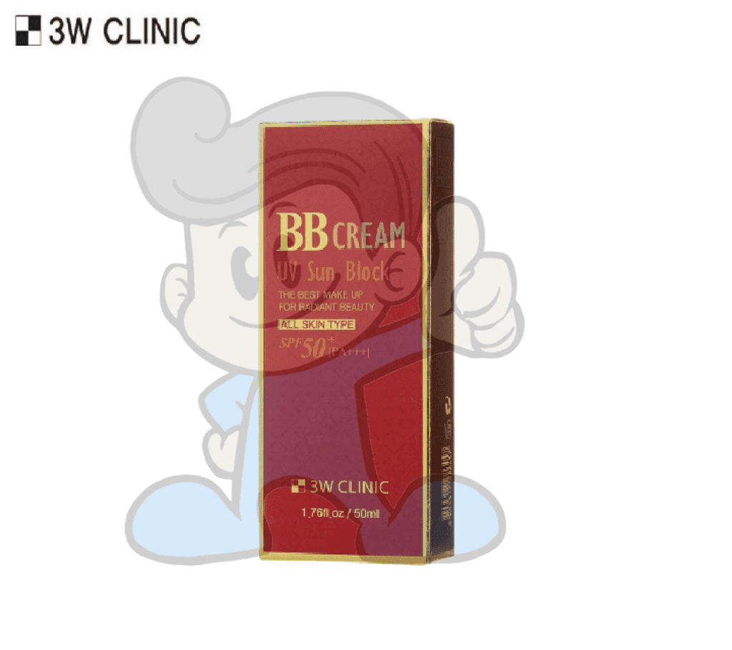 3W Clinic Bb Cream Uv Sun Block Spf50 50Ml Beauty