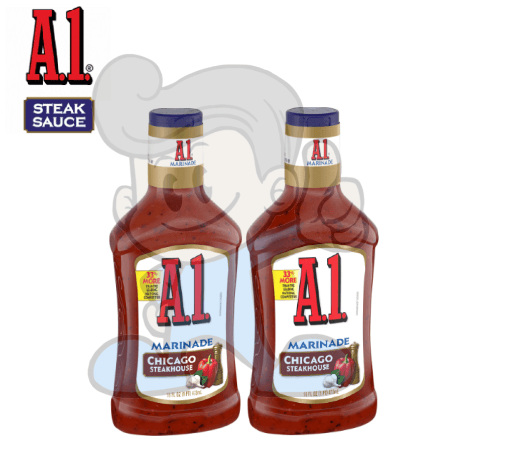 A1 Chicago Steakhouse Marinade (2 X 16 Oz) Groceries