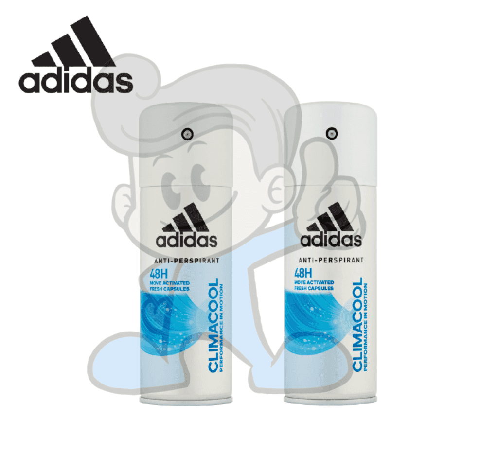 Adidas Climacool Antiperspirant Spray For Men (2 X 150Ml) Beauty