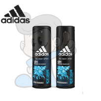 Adidas Ice Dive Fresh & Tonic Deo Body Spray For Men 2 X 150Ml Beauty