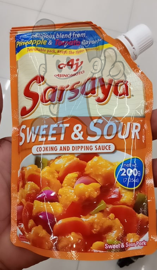 Ajinomoto Sarsaya Sweet &amp; Sour Cooking And Dipping Sauce (6 X 200 G) Groceries