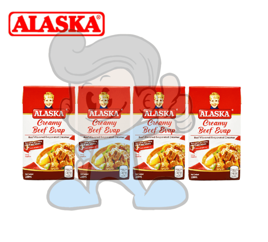 Alaska Creamy Beef Evap (4 X 250 Ml) Groceries