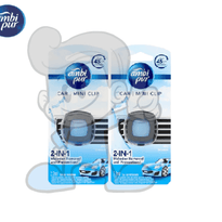 Ambi Pur Car Mini Clip 2 In 1 Air Freshener Sky Breeze (2 X 2.2 Ml) Motors