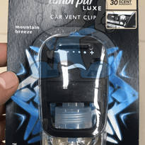 Ambi Pur Luxe Car Vent Clip Air Freshener Primary Mountain Breeze (2 X 7.5 Ml) Motors