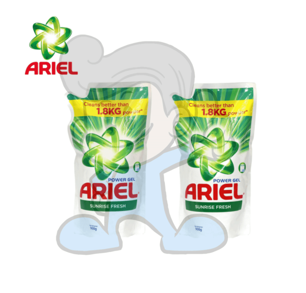 Ariel Power Gel Sunrise Fresh Liquid Detergent 900G Household Supplies