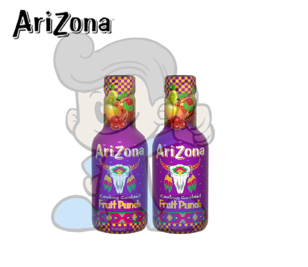 Arizona Cowboy Cocktail Fruit Punch (2 X 500 Ml) Groceries