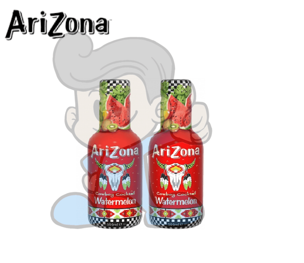 Arizona Cowboy Cocktail Watermelon (2 X 500 Ml) Groceries