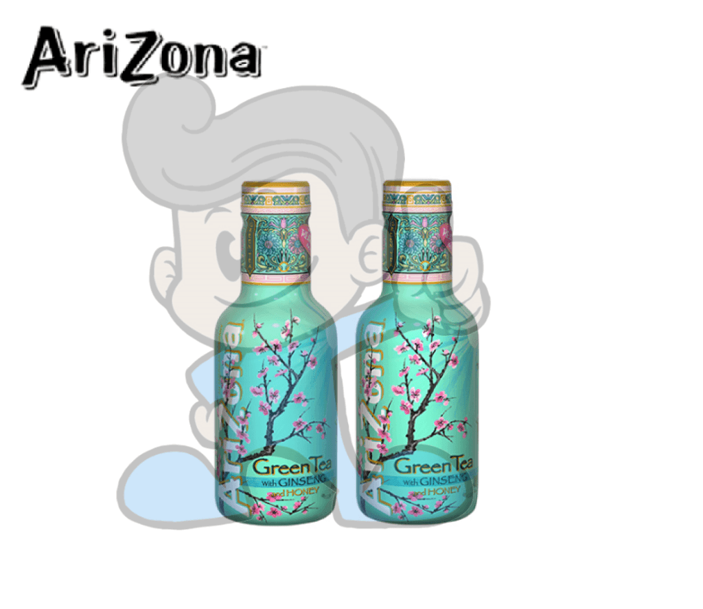 Arizona Green Tea With Ginseng And Honey (2 X 500 Ml) Groceries