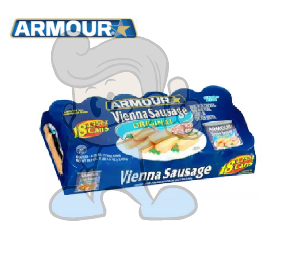 Armour Vienna Sausage Original 18 Cans 4.68Oz Groceries