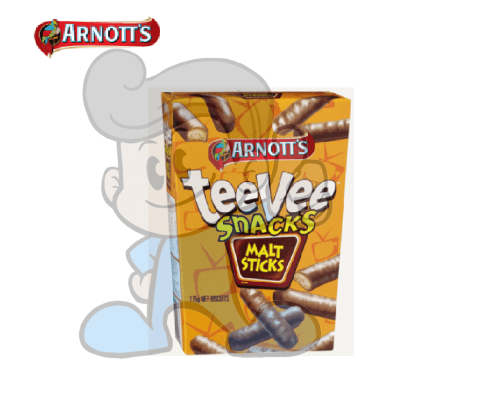 Arnott&#39;s Teevee Snacks Malt Sticks 175G Groceries